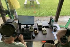 Roger, KF9D and Harold, W9HB racking up the CW QSOs