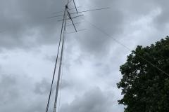 VHF antennas against a FD dark sky (bad weather was averted)