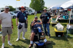 Mike (WB8BZK), Ralph (WB9ICF), John (W9JM), and Glenn (K9OK).