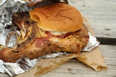 Pork chip sandwich. A Hamvention favorite.
