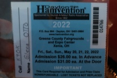 Hamvention 2022 ticket - 70th year