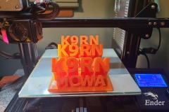 3D printed desk signs for JOTA event 2020