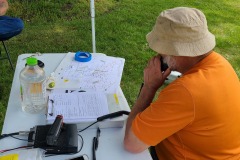 Net control Wendell (N9REP) at the McHenry County Century Bike Run 5/30/2021