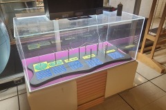 Display describing the different types of antennas used at VOA.