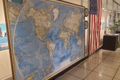 Map showing where VOA was beaming their broadcasts.