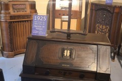 More classic radios in the antique radio room