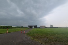 Another view of the original switching matrix and WC8VOA antennas.