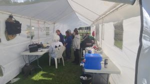 Another group of scouts at the FT8 station
