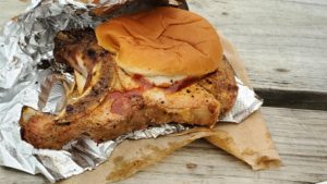 Pork chip sandwich. A Hamvention favorite.
