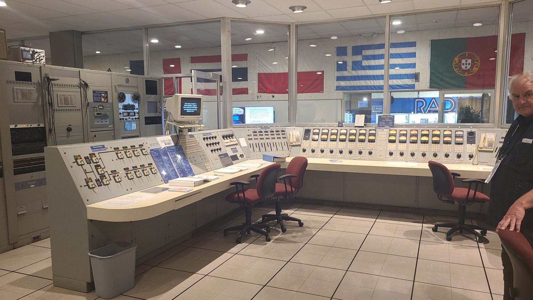 Transmitter control room