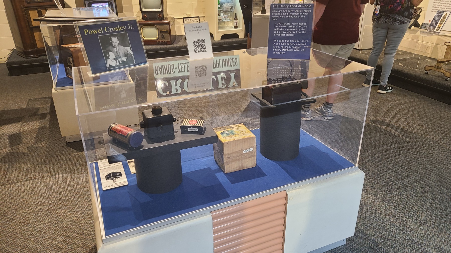 Part of the Powel Crosley exhibit