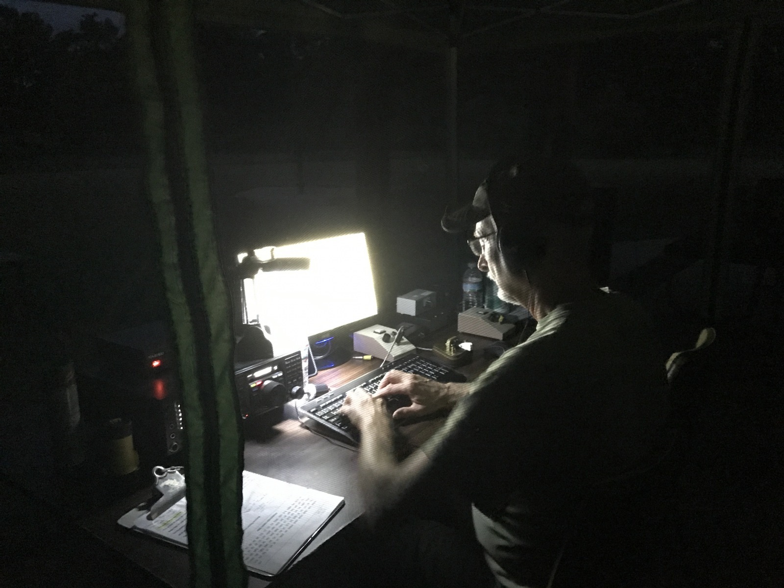 CW night operations