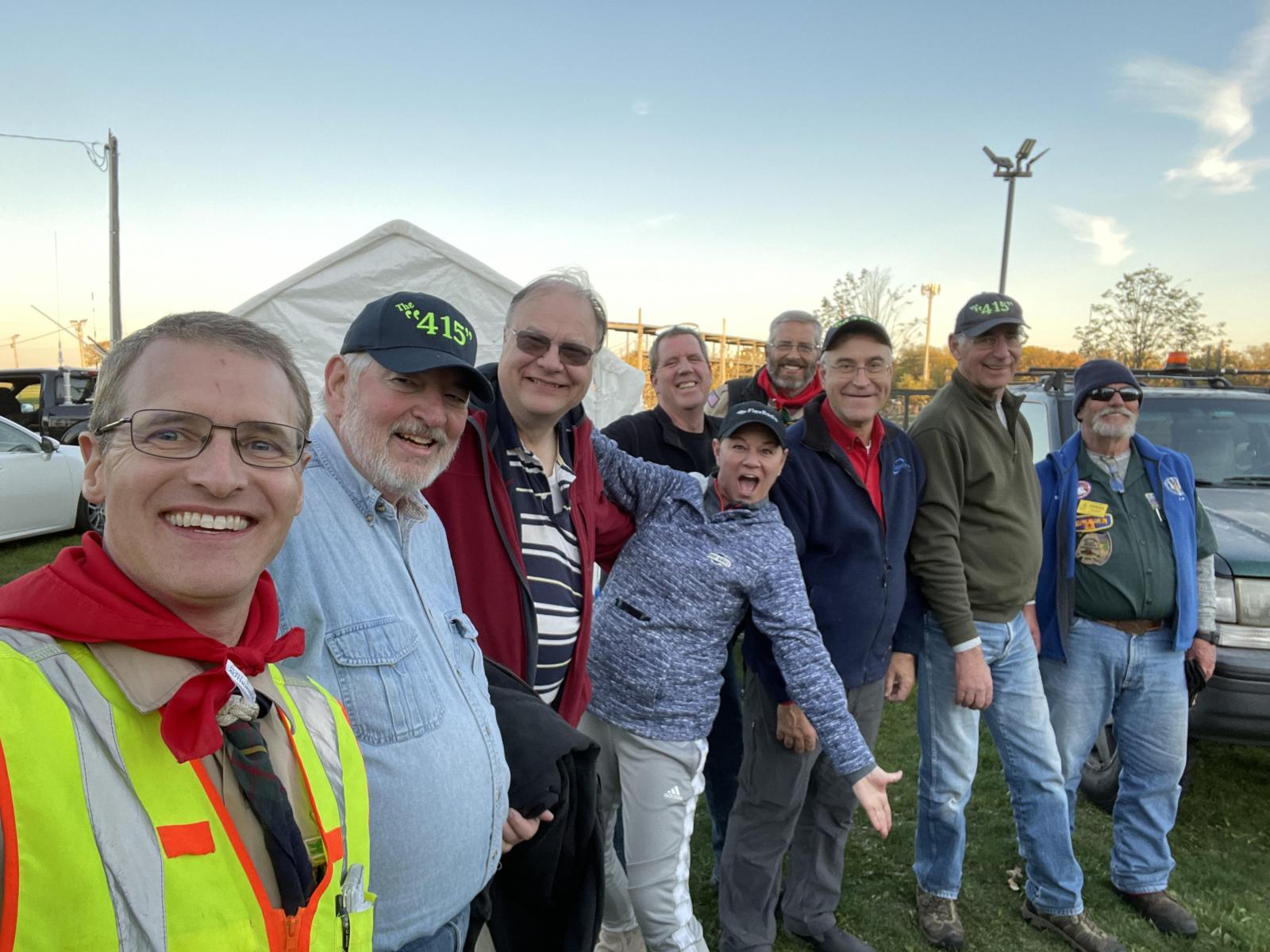 Woodstock ground crew after tear down