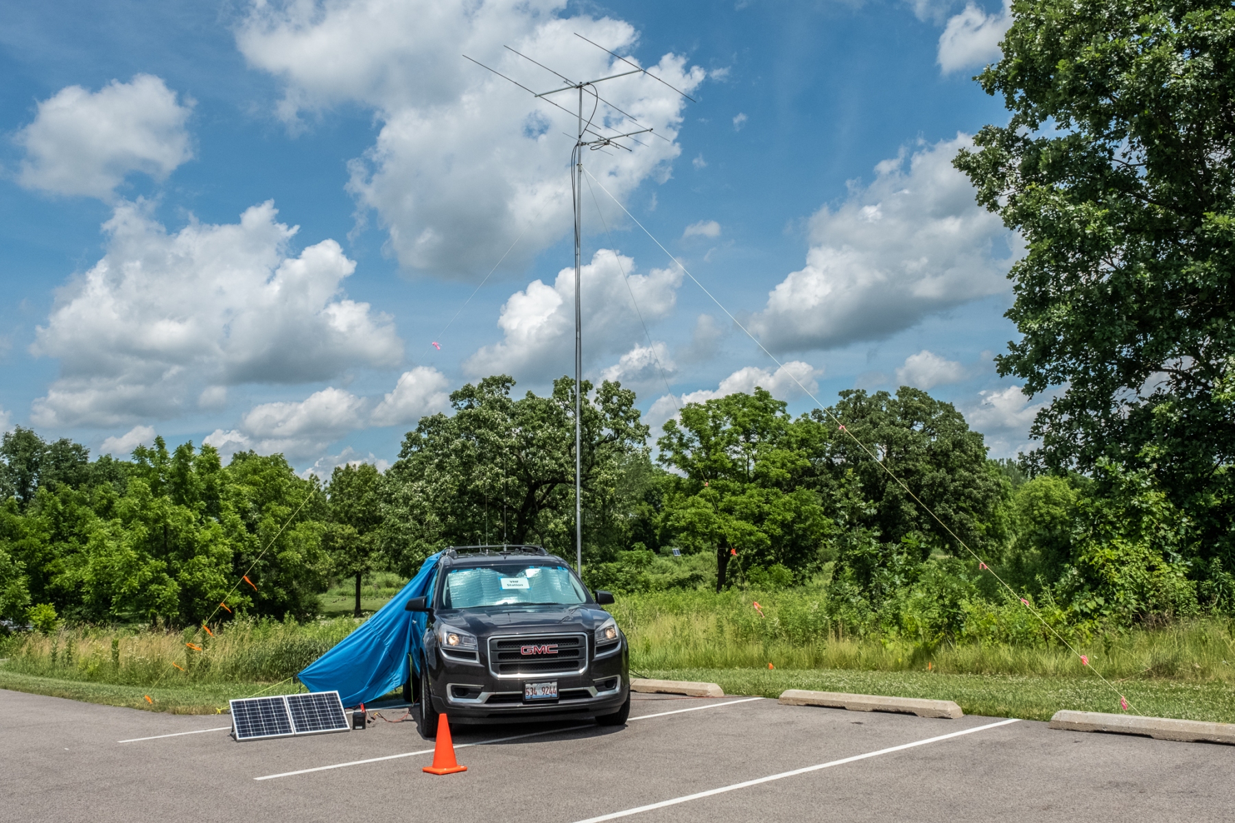 VHF station ready to go  - Photo by Ken Farver