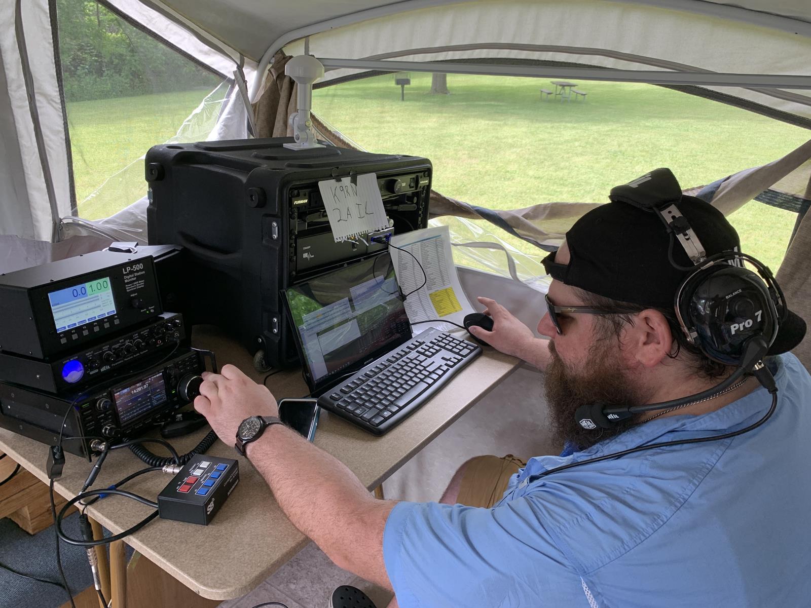 Mike, KD9DLL working SSB
