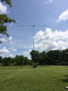 Tri-band 20-15-10 rotatable dipole