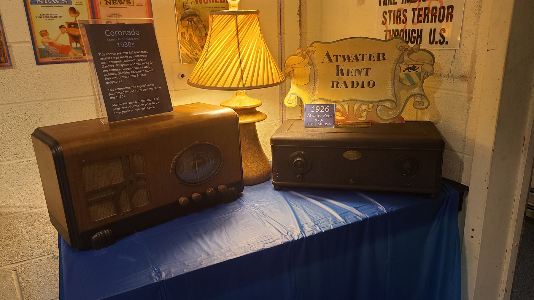 Corondao and Atwater Kent radios